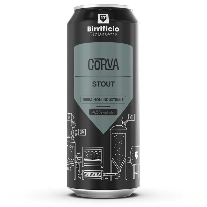 Birra nera italiana Corva