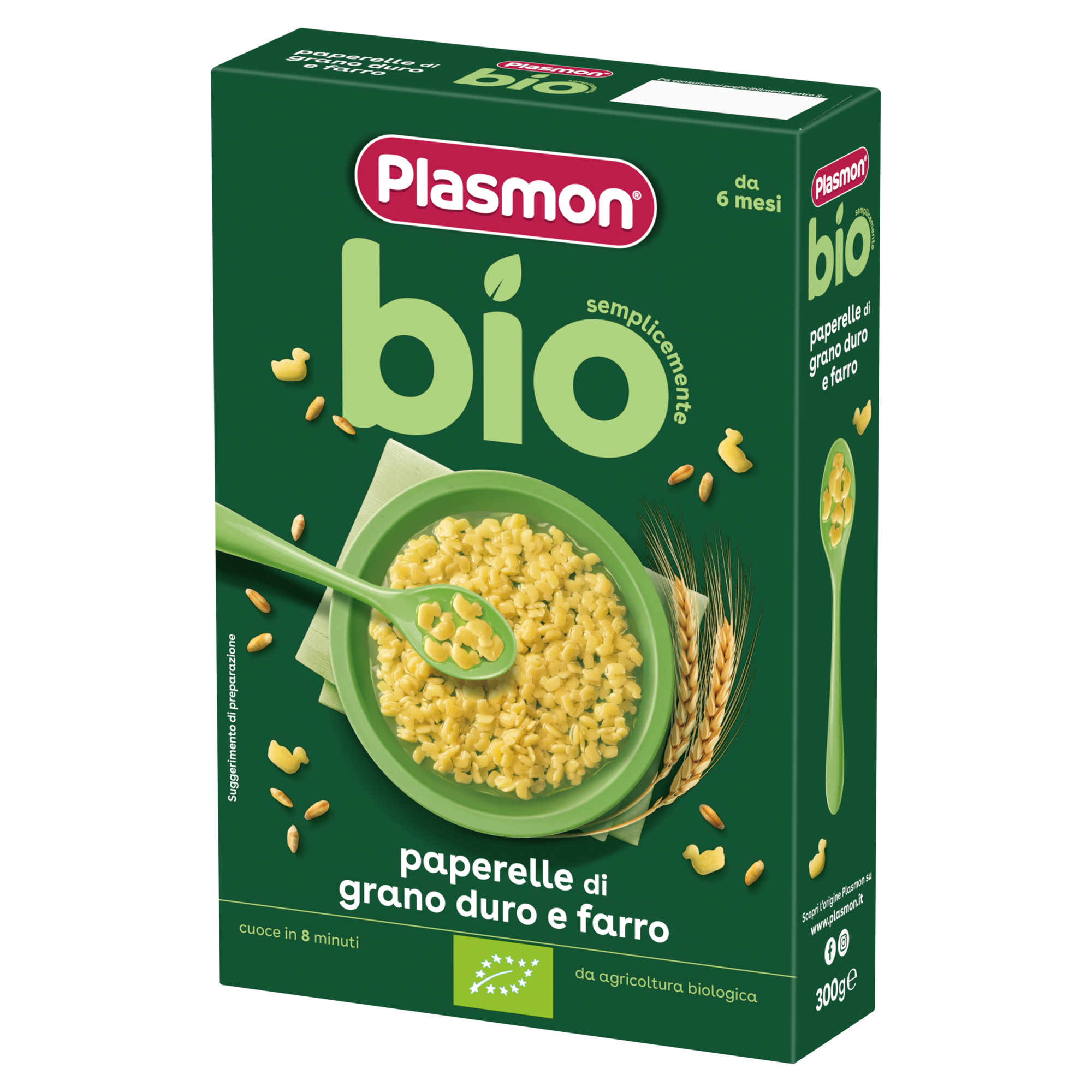 Plasmon 6+ pastina bio paperelle 300gr