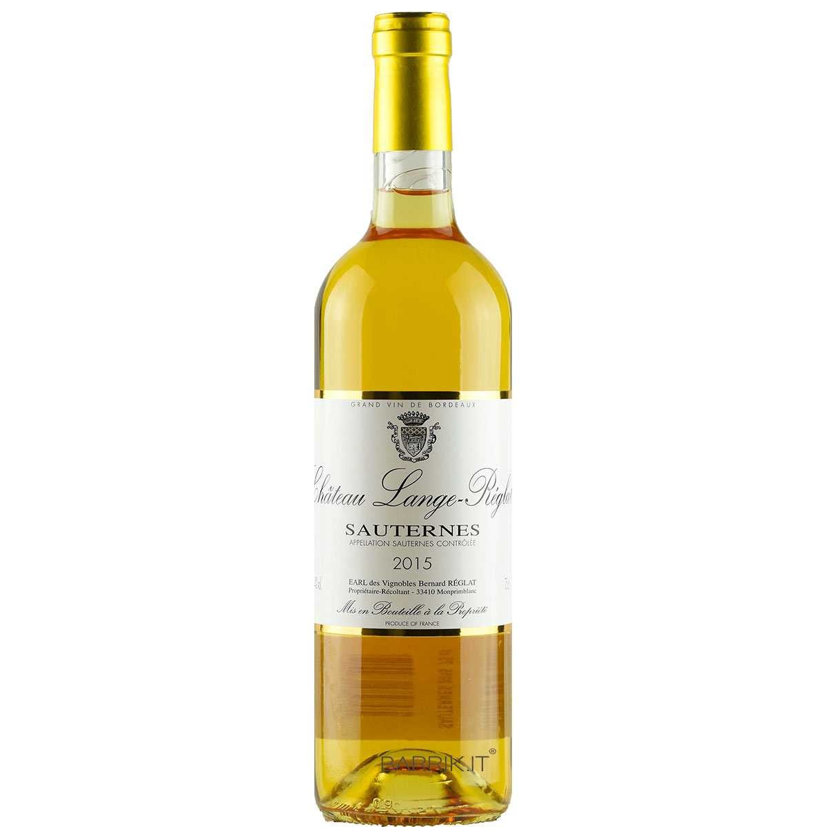 Sauternes Chateau Lange-Reglat