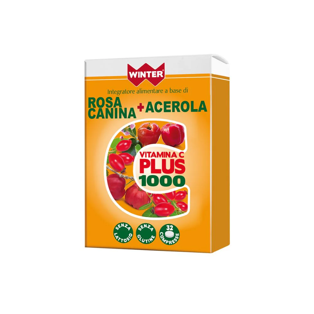 Winter Vitamina C Plus 1000 Rosa Canina + Acerola – 32 compresse
