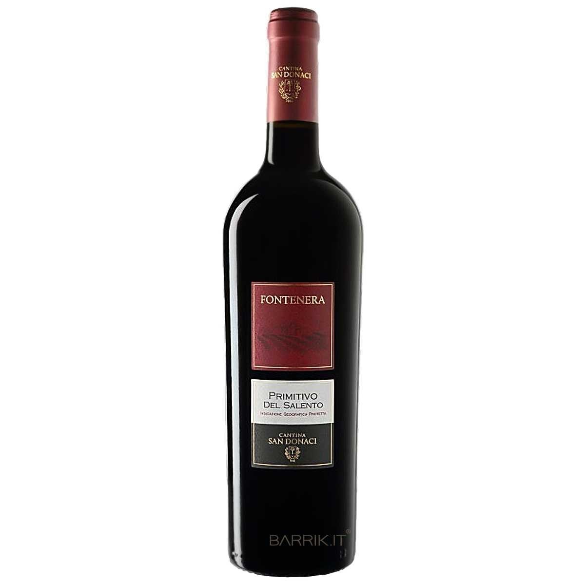 Primitivo IGP Salento Fontenera – Cantina San Donaci