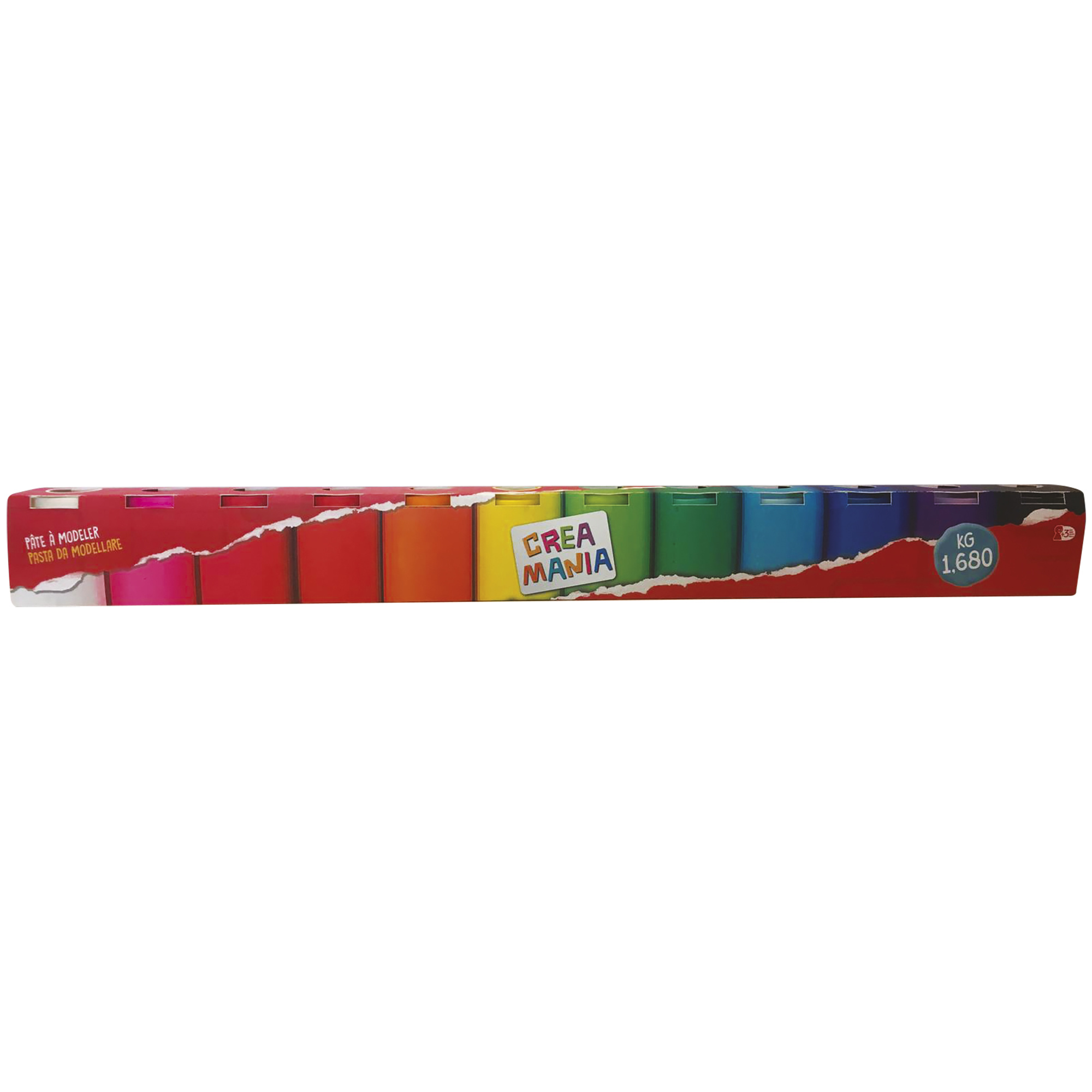 Pasta da modellare arcobaleno – crea mania