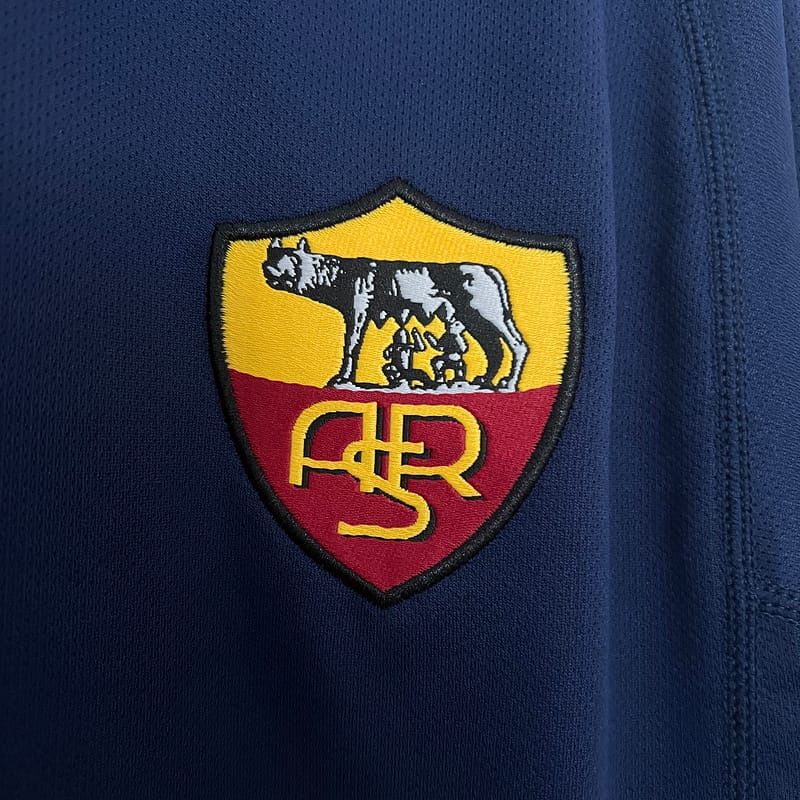 maglia Roma 2000/01 away blu Kappa - immagine 4