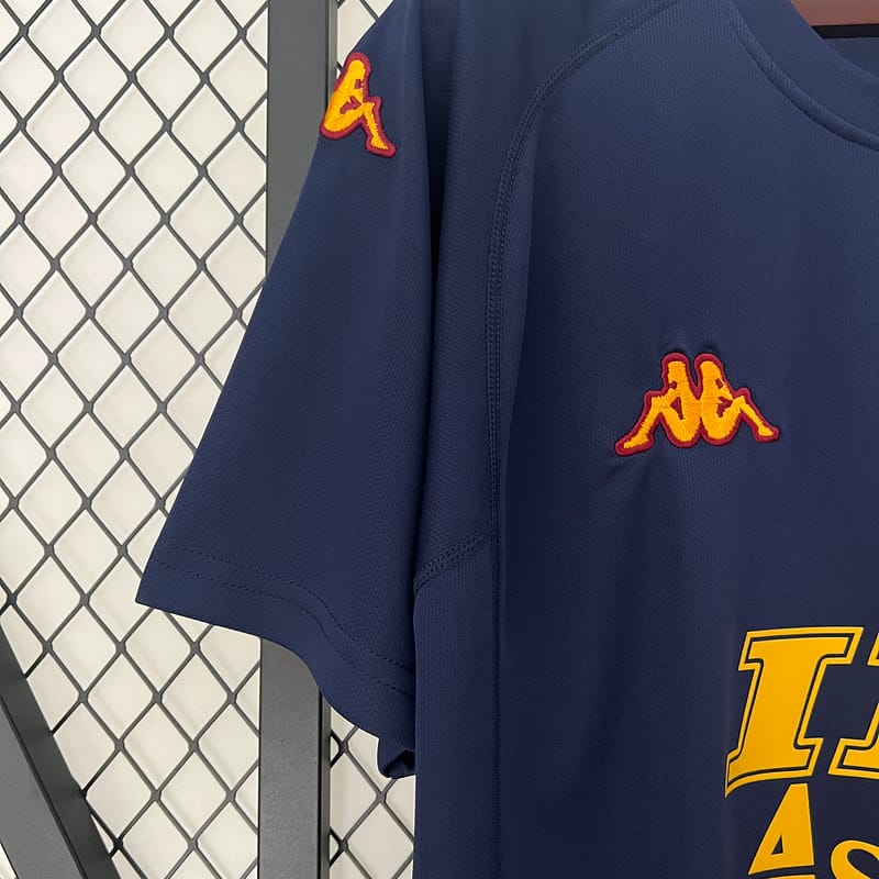 maglia Roma 2000/01 away blu Kappa - immagine 3